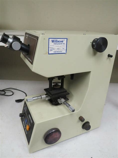 used micro hardness tester for sale|wilson microhardness tester.